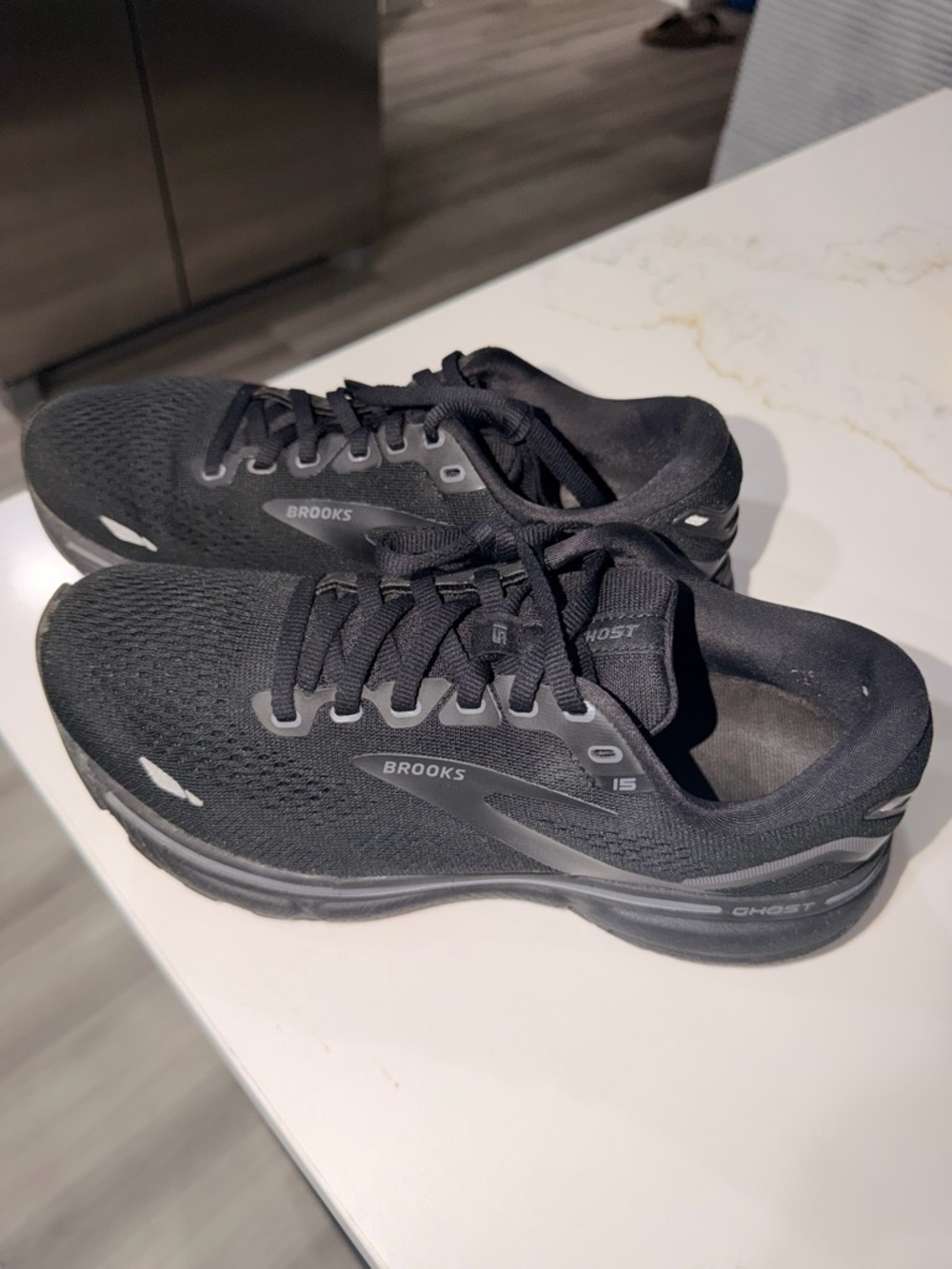 Brooks Ghost 15 Black Running Sneakers
